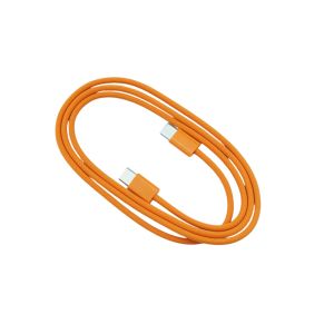 USB-C kaapeli - punottu, oranssi, 1m