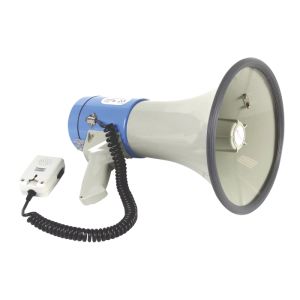 Megafoni 25W mikrofoni+sireenitoiminto